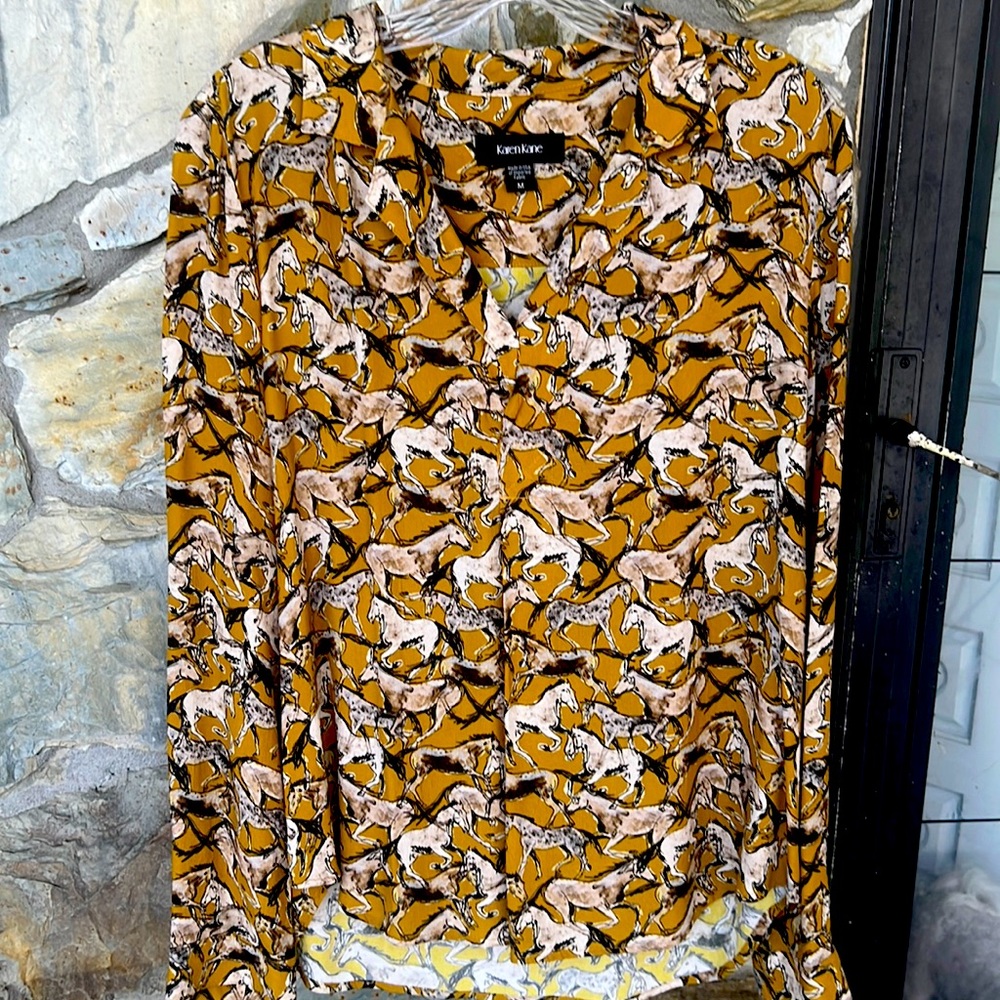 Kate Kane Horsey Blouse Medium